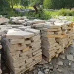 Плитняк гранитный 60-80 мм для тротуаров и парковок 1 м2