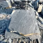 Блок сланца крупноформатный 1 м³ (7-9 м²), плита 80-120 мм для ступеней, водопада и ландшафта