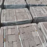 Брусчатка пиленая галтованная лемезит 1 м² для мощения дорожек, площадок, террасы и парка