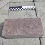 Брусчатка пиленая лемезит 1 м² для мощения дорожек, парковки, тротуара, террасы и патио
