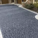Брусчатка галтованная 1 м² из камня, высокопрочная, для мощения парковок и общественных пространств